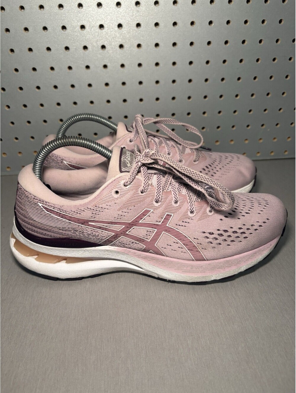 Asics Gel-Kayano 28 Shoes Womens Size 9.5 Light Pink Running Sneakers 1012B047